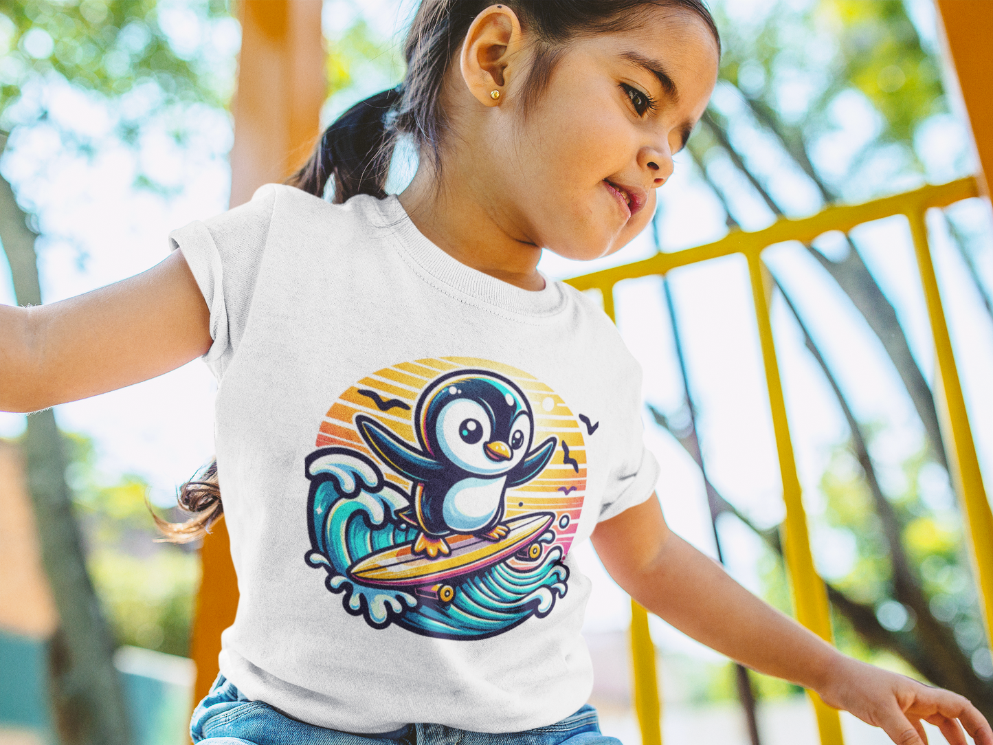 Summer Penguin | Kids' Tshirt
